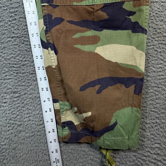 Military Pants Mens Medium Regular Woodland BDU Army Trouser Combat - Picture 10 of 12